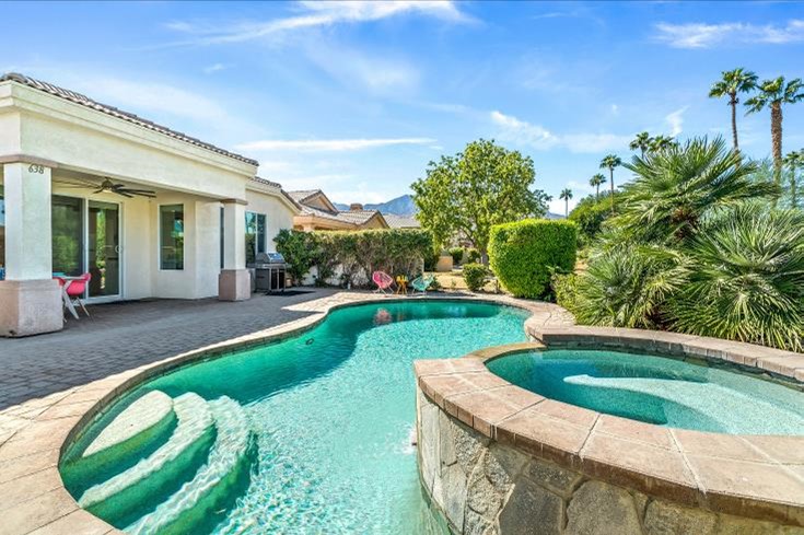 #638N   3-BEDROOM POOL/SPA VILLA – THE PERFECT PALM SPRING EXPERIENCE –  NOV – FEBRUARY AND APRIL MAY – REDUCED PRICE