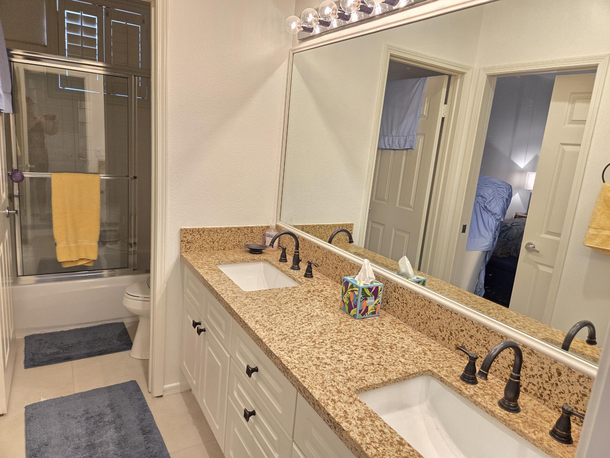 #873 – PARADISE IN THE DESERT!  3 BEDROOM SPA VILLA – 3 FULL BATH WITH WRAP AROUND PATIO FACING SOUTH AND WEST MOUNTAINS – AVAILABLE: April 2026