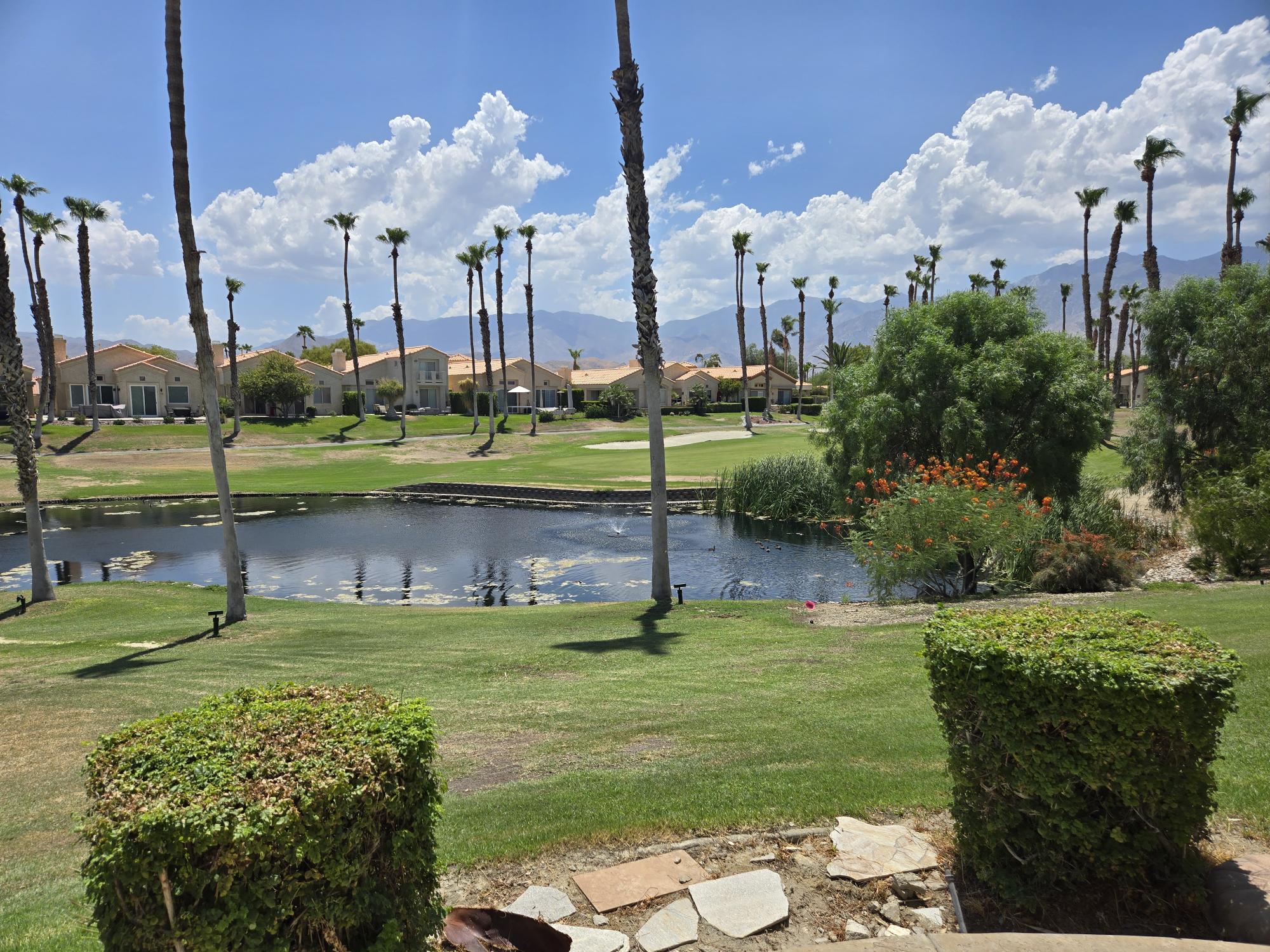 #873 – PARADISE IN THE DESERT!  3 BEDROOM SPA VILLA – 3 FULL BATH WITH WRAP AROUND PATIO FACING SOUTH AND WEST MOUNTAINS – AVAILABLE: April 2026