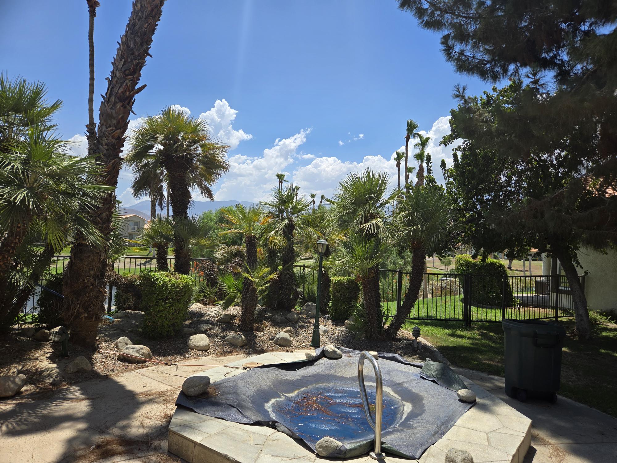 #873 – PARADISE IN THE DESERT!  3 BEDROOM SPA VILLA – 3 FULL BATH WITH WRAP AROUND PATIO FACING SOUTH AND WEST MOUNTAINS – AVAILABLE: April 2026