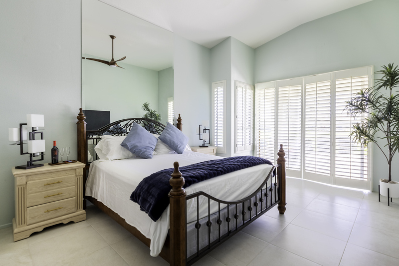 #873 – PARADISE IN THE DESERT!  3 BEDROOM SPA VILLA – 3 FULL BATH WITH WRAP AROUND PATIO FACING SOUTH AND WEST MOUNTAINS – AVAILABLE: April 2026