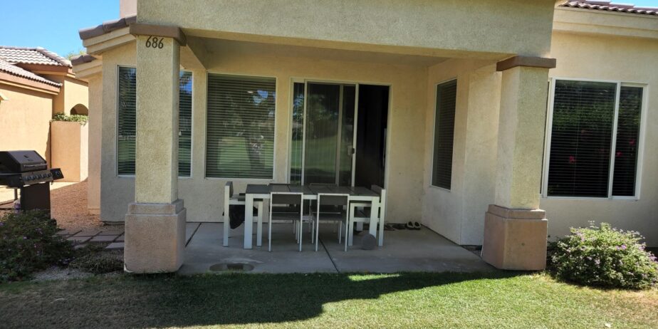 #686 – 2 Bedroom, 2.5 Bath Villa with Den (Sofa Bed) – Northwest facing view Available:  November thru April