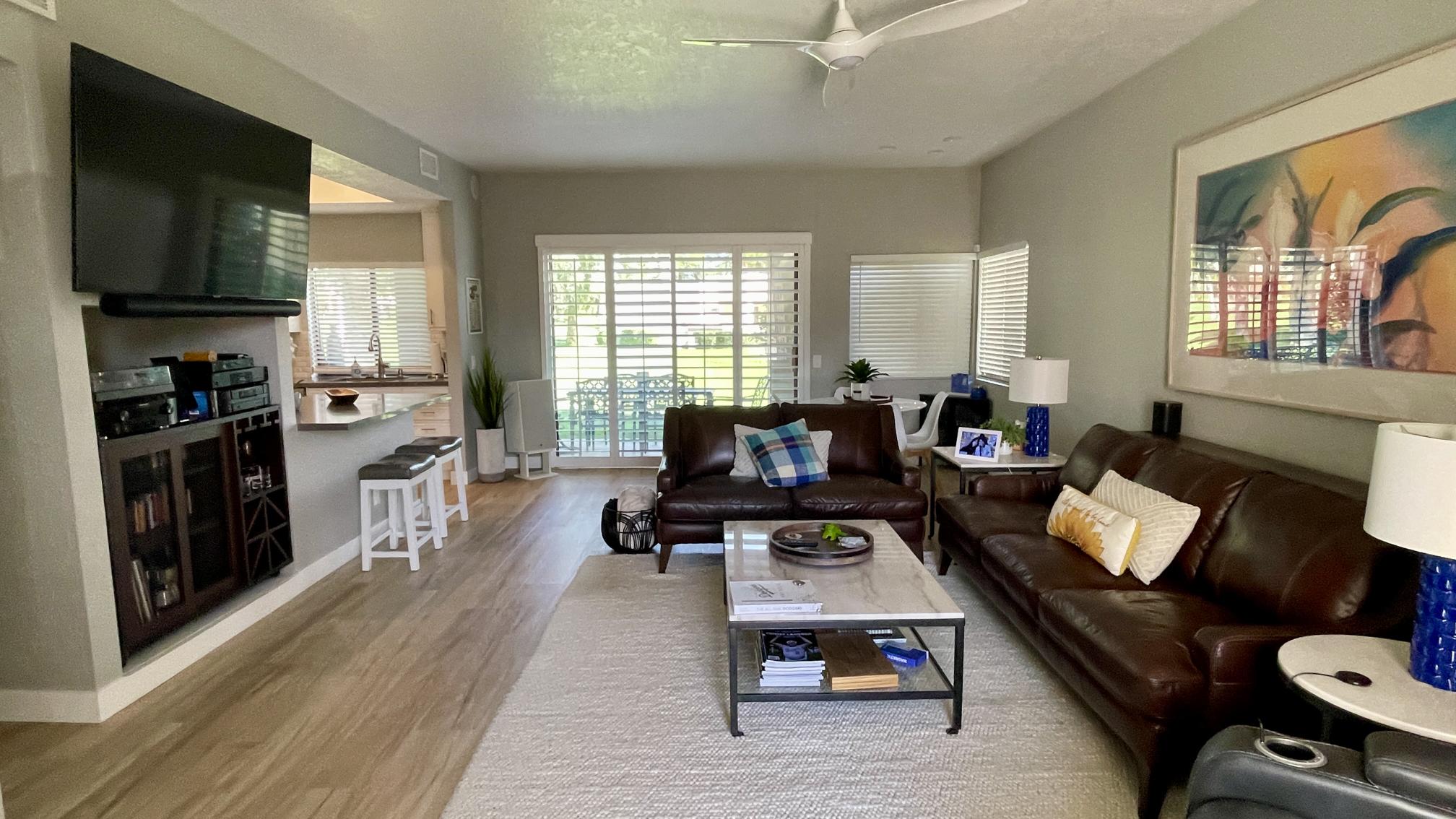 #318 – NICELY REMODELED – 2 BEDROOM END UNIT CONDO – Available:  Feb-April 2026 – Lower Price