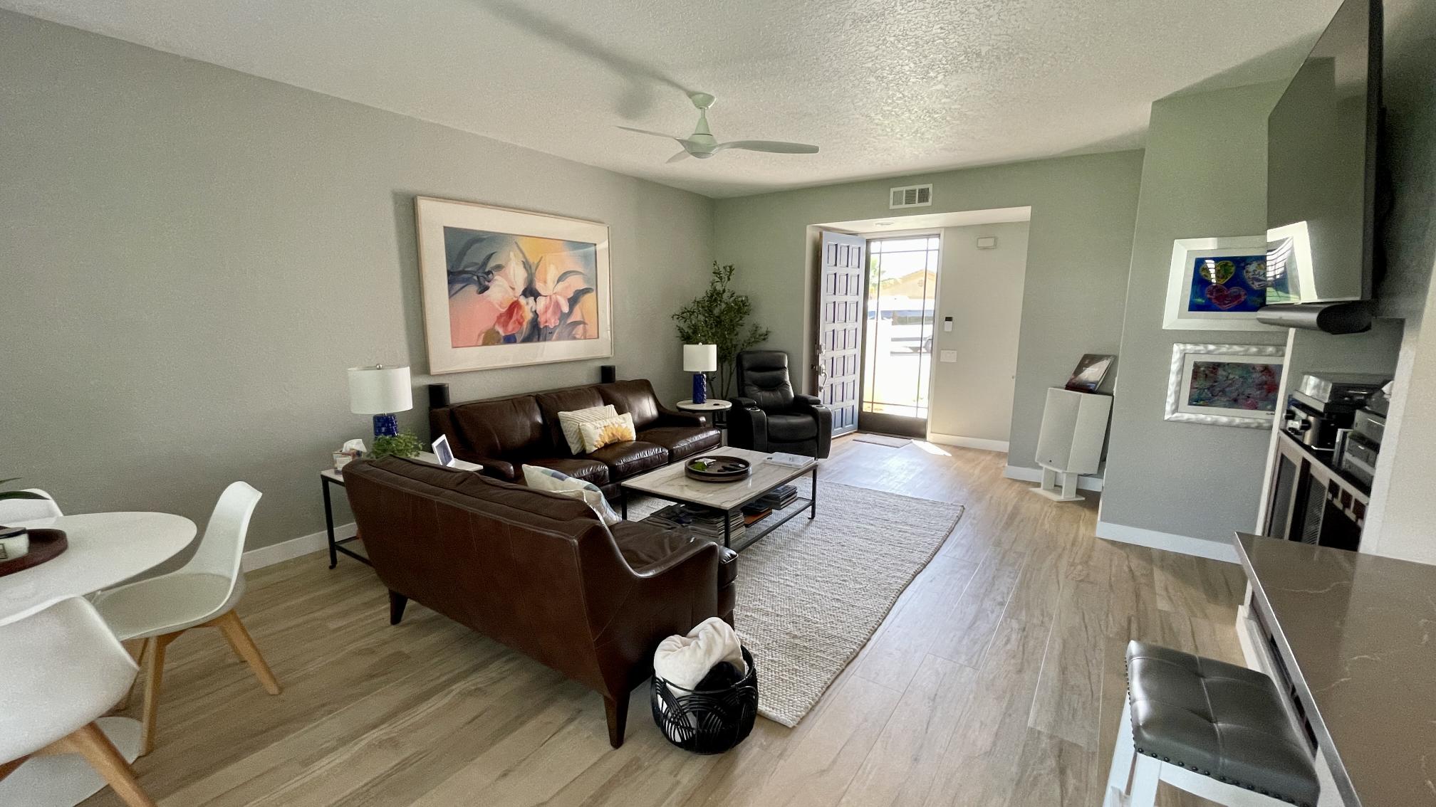 #318 – NICELY REMODELED – 2 BEDROOM END UNIT CONDO – Available:  Feb-April 2026 – Lower Price