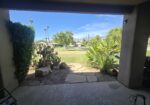 #571 – COMFORTABLE 2-BEDROOM, END-UNIT CONDO, WEST FACING PATIO WITH UPGRADES.  RENTED FOR 26-27 SEASON