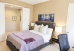 #571 – COMFORTABLE 2-BEDROOM, END-UNIT CONDO, WEST FACING PATIO WITH UPGRADES.  RENTED FOR 26-27 SEASON