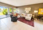 #571 – COMFORTABLE 2-BEDROOM, END-UNIT CONDO, WEST FACING PATIO WITH UPGRADES.  RENTED FOR 26-27 SEASON